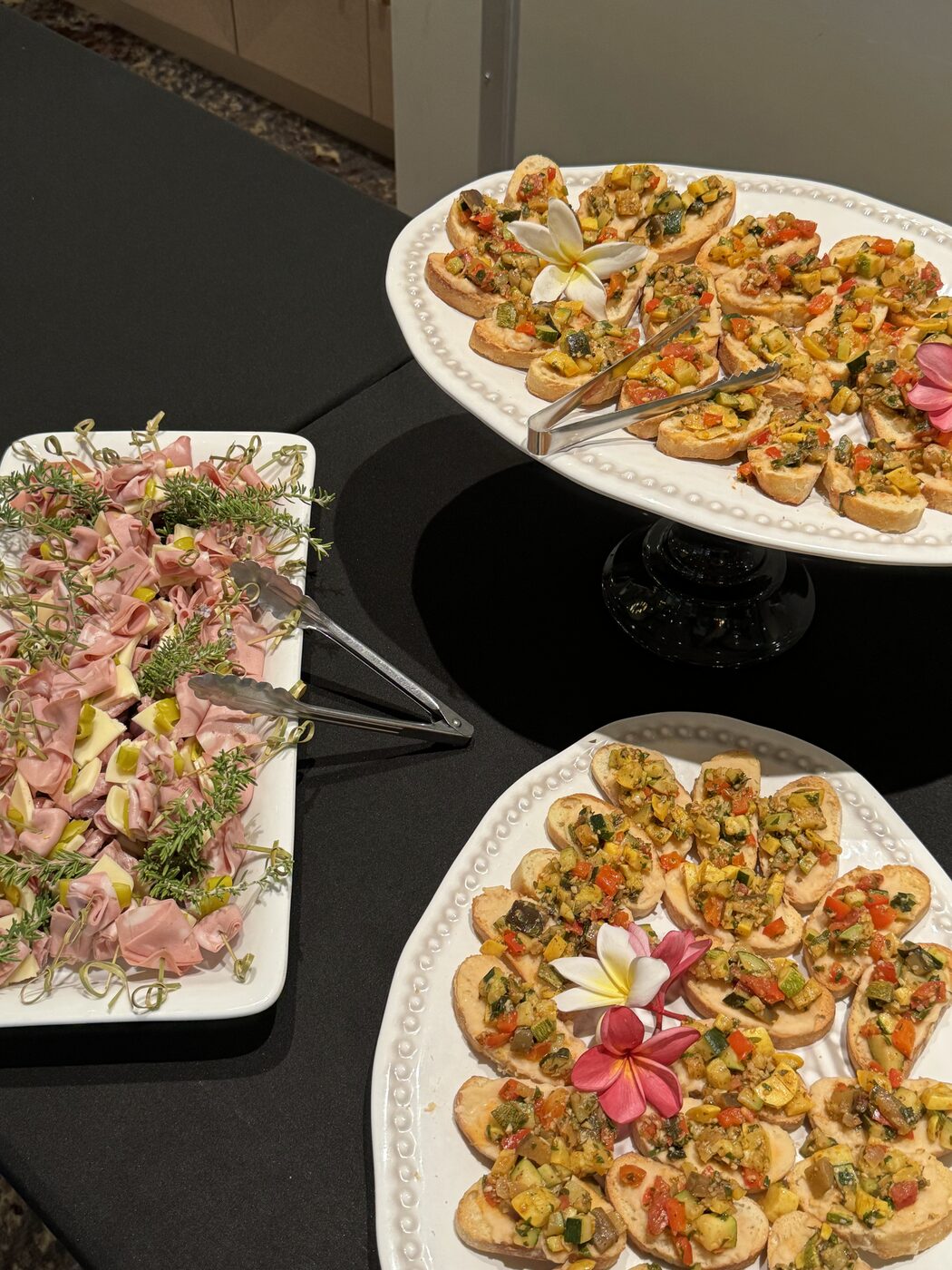 An abundant cheese and fresh fruit grazing board served at a cruise night
